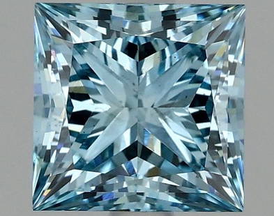 Loose Diamond - PRINCESS 2.0ct Fancy Vivid Blue VS2: Loose Diamond - PRINCESS 2.0ct Fancy Vivid Blue VS2 Source: This is a real non-mined Diamond that has been grown in a lab Shape: PRINCESS Carats: 2.0 Color: Fancy Vivid Blue Certification: IGI