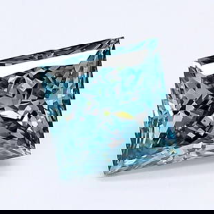 Loose Diamond - PRINCESS 0.99ct Fancy Intense Greenish Blue VS1: Loose Diamond - PRINCESS 0.99ct Fancy Intense Greenish Blue VS1 Source: This is a real non-mined Diamond that has been grown in a lab Shape: PRINCESS Carats: 0.99 Color: Fancy Intense Greenish Blue