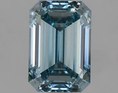 Loose Diamond - EMERALD 1.26ct Fancy Intense Blue VS2: Loose Diamond - EMERALD 1.26ct Fancy Intense Blue VS2 Source: This is a real non-mined Diamond that has been grown in a lab Shape: EMERALD Carats: 1.26 Color: Fancy Intense Blue Certification: IGI