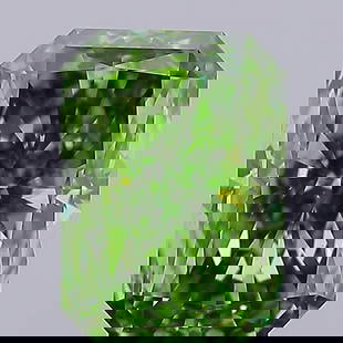 Loose Diamond - RADIANT 1.5ct Fancy Vivid Green VS1: Loose Diamond - RADIANT 1.5ct Fancy Vivid Green VS1 Source: This is a real non-mined Diamond that has been grown in a lab Shape: RADIANT Carats: 1.5 Color: Fancy Vivid Green Certification: IGI