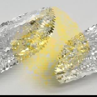 Loose Diamond - CUSHION MODIFIED 3.27ct Fancy Intense Yellow VS2: Loose Diamond - CUSHION MODIFIED 3.27ct Fancy Intense Yellow VS2 Source: This is a real non-mined Diamond that has been grown in a lab Shape: CUSHION MODIFIED Carats: 3.27 Color: Fancy Intense