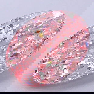 Loose Diamond - OVAL 2.99ct Fancy Vivid Pink VS1: Loose Diamond - OVAL 2.99ct Fancy Vivid Pink VS1 Source: This is a real non-mined Diamond that has been grown in a lab Shape: OVAL Carats: 2.99 Color: Fancy Vivid Pink Certification: IGI Video: