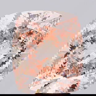 Loose Diamond - CUSHION BRILLIANT 8.08ct Fancy Intense Pinkish Orange VS1: Loose Diamond - CUSHION BRILLIANT 8.08ct Fancy Intense Pinkish Orange VS1 Source: This is a real non-mined Diamond that has been grown in a lab Shape: CUSHION BRILLIANT Carats: 8.08 Color: Fancy