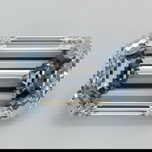Loose Diamond - EMERALD 3.06ct Fancy Intense Blue VS1: Loose Diamond - EMERALD 3.06ct Fancy Intense Blue VS1 Source: This is a real non-mined Diamond that has been grown in a lab Shape: EMERALD Carats: 3.06 Color: Fancy Intense Blue Certification: IGI