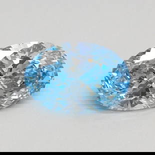 Loose Diamond - OVAL 0.4ct Fancy Vivid Blue VS2: Loose Diamond - OVAL 0.4ct Fancy Vivid Blue VS2 Source: This is a real non-mined Diamond that has been grown in a lab Shape: OVAL Carats: 0.4 Color: Fancy Vivid Blue Certification: IGI Video: Video