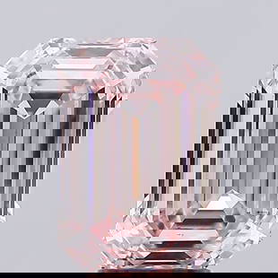Loose Diamond - EMERALD 4.05ct Fancy Intense Pink VS1: Loose Diamond - EMERALD 4.05ct Fancy Intense Pink VS1 Source: This is a real non-mined Diamond that has been grown in a lab Shape: EMERALD Carats: 4.05 Color: Fancy Intense Pink Certification: IGI
