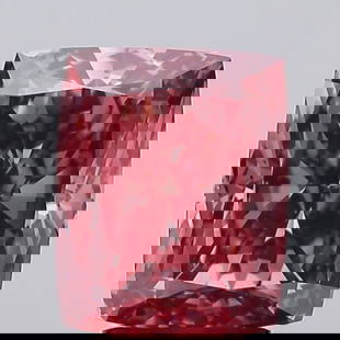 Loose Diamond - CUSHION MODIFIED 3.38ct Fancy Vivid Pink VS1: Loose Diamond - CUSHION MODIFIED 3.38ct Fancy Vivid Pink VS1 Source: This is a real non-mined Diamond that has been grown in a lab Shape: CUSHION MODIFIED Carats: 3.38 Color: Fancy Vivid Pink