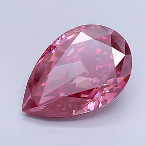 Loose Diamond - PEAR 4.79ct Fancy Vivid Pink VS2