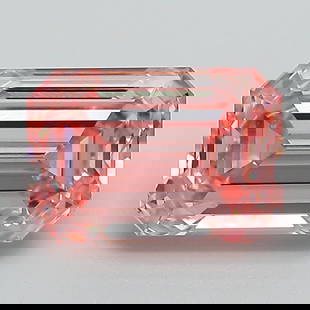 Loose Diamond - EMERALD 2.4ct Fancy Intense Pink VVS2: Loose Diamond - EMERALD 2.4ct Fancy Intense Pink VVS2 Source: This is a real non-mined Diamond that has been grown in a lab Shape: EMERALD Carats: 2.4 Color: Fancy Intense Pink Certification: IGI