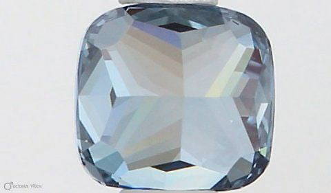 Loose Diamond - CUSHION MODIFIED 0.41ct Fancy Vivid Blue SI1: Loose Diamond - CUSHION MODIFIED 0.41ct Fancy Vivid Blue SI1 Source: This is a real non-mined Diamond that has been grown in a lab Shape: CUSHION MODIFIED Carats: 0.41 Color: Fancy Vivid Blue