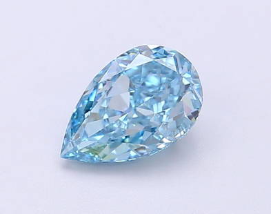 Loose Diamond - PEAR 1.33ct Fancy Vivid Blue VVS2: Loose Diamond - PEAR 1.33ct Fancy Vivid Blue VVS2 Source: This is a real non-mined Diamond that has been grown in a lab Shape: PEAR Carats: 1.33 Color: Fancy Vivid Blue Certification: IGI Video: