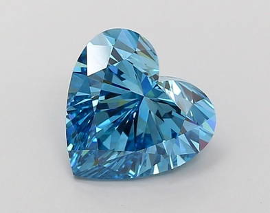 Loose Diamond - HEART 2.1ct Fancy Vivid Blue VS1: Loose Diamond - HEART 2.1ct Fancy Vivid Blue VS1 Source: This is a real non-mined Diamond that has been grown in a lab Shape: HEART Carats: 2.1 Color: Fancy Vivid Blue Certification: IGI Video: