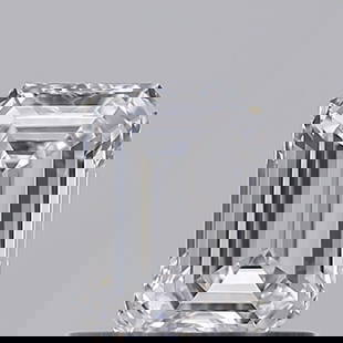 Loose Diamond - EMERALD 0.52ct D VVS1: Loose Diamond - EMERALD 0.52ct D VVS1 Source: This is a real non-mined Diamond that has been grown in a lab Shape: EMERALD Carats: 0.52 Color: D Clarity: VVS1 Certification: IGI Video: Video Link 
