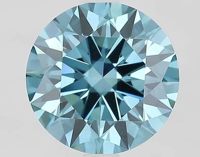 Ideal Loose Diamond - ROUND 2.27ct Fancy Vivid Blue VS1: Ideal Loose Diamond - ROUND 2.27ct Fancy Vivid Blue VS1 Source: This is a real non-mined Diamond that has been grown in a lab Shape: ROUND Carats: 2.27 Color: Fancy Vivid Blue Certification: IGI