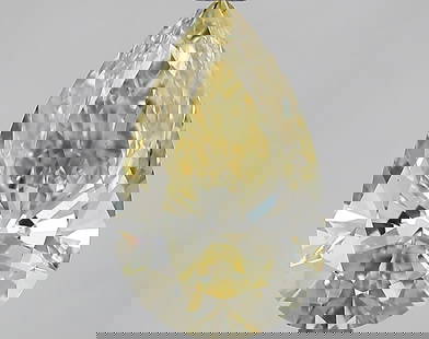 Loose Diamond - PEAR 2.93ct Fancy Intense Yellow VS1: Loose Diamond - PEAR 2.93ct Fancy Intense Yellow VS1 Source: This is a real non-mined Diamond that has been grown in a lab Shape: PEAR Carats: 2.93 Color: Fancy Intense Yellow Certification: IGI