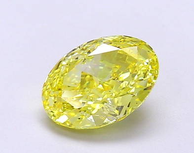 Loose Diamond - OVAL 1.72ct Fancy Vivid Yellow VS1: Loose Diamond - OVAL 1.72ct Fancy Vivid Yellow VS1 Source: This is a real non-mined Diamond that has been grown in a lab Shape: OVAL Carats: 1.72 Color: Fancy Vivid Yellow Certification: IGI Video:
