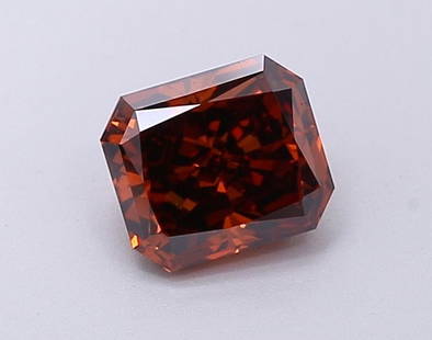 Loose Diamond - RADIANT 1.02ct Fancy Deep Brownish Orange VVS1: Loose Diamond - RADIANT 1.02ct Fancy Deep Brownish Orange VVS1 Source: This is a real non-mined Diamond that has been grown in a lab Shape: RADIANT Carats: 1.02 Color: Fancy Deep Brownish Orange