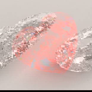 Loose Diamond - HEART 3.19ct Fancy Vivid Pink VS1: Loose Diamond - HEART 3.19ct Fancy Vivid Pink VS1 Source: This is a real non-mined Diamond that has been grown in a lab Shape: HEART Carats: 3.19 Color: Fancy Vivid Pink Certification: IGI Video: