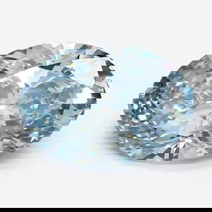 Loose Diamond - OVAL 2.08ct Fancy Vivid Blue VS1: Loose Diamond - OVAL 2.08ct Fancy Vivid Blue VS1 Source: This is a real non-mined Diamond that has been grown in a lab Shape: OVAL Carats: 2.08 Color: Fancy Vivid Blue Certification: IGI Video: