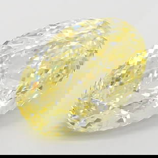 Loose Diamond - OVAL 4.21ct Fancy Yellow VS1: Loose Diamond - OVAL 4.21ct Fancy Yellow VS1 Source: This is a real non-mined Diamond that has been grown in a lab Shape: OVAL Carats: 4.21 Color: Fancy Yellow Certification: IGI Video: Video Link 