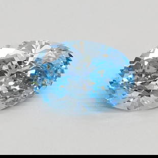 Loose Diamond - OVAL 0.4ct Fancy Vivid Blue VS1: Loose Diamond - OVAL 0.4ct Fancy Vivid Blue VS1 Source: This is a real non-mined Diamond that has been grown in a lab Shape: OVAL Carats: 0.4 Color: Fancy Vivid Blue Certification: IGI Video: Video