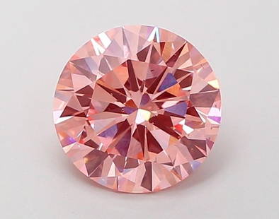 Loose Diamond - ROUND 2.01ct Fancy Vivid Pink VS2: Loose Diamond - ROUND 2.01ct Fancy Vivid Pink VS2 Source: This is a real non-mined Diamond that has been grown in a lab Shape: ROUND Carats: 2.01 Color: Fancy Vivid Pink Certification: IGI Video: