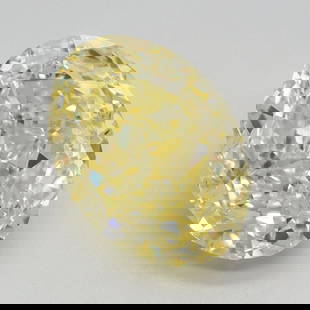 Loose Diamond - OVAL 2.87ct Fancy Vivid Yellow VVS2: Loose Diamond - OVAL 2.87ct Fancy Vivid Yellow VVS2 Source: This is a real non-mined Diamond that has been grown in a lab Shape: OVAL Carats: 2.87 Color: Fancy Vivid Yellow Certification: IGI Video: