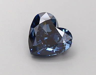 Loose Diamond - HEART 1.5ct Fancy Deep Blue VVS2