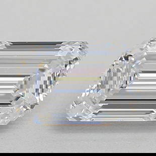 Loose Diamond - EMERALD 0.56ct D VVS1: Loose Diamond - EMERALD 0.56ct D VVS1 Source: This is a real non-mined Diamond that has been grown in a lab Shape: EMERALD Carats: 0.56 Color: D Clarity: VVS1 Certification: IGI Video: Video Link 