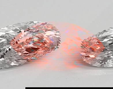Loose Diamond - MARQUISE 0.65ct Fancy Vivid Pink VVS2: Loose Diamond - MARQUISE 0.65ct Fancy Vivid Pink VVS2 Source: This is a real non-mined Diamond that has been grown in a lab Shape: MARQUISE Carats: 0.65 Color: Fancy Vivid Pink Certification: IGI