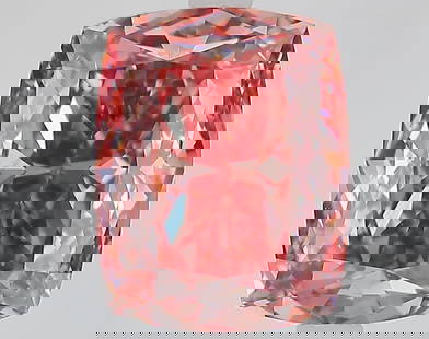 Loose Diamond - CUSHION MODIFIED 4.91ct Fancy Vivid Brownish Pink VS1: Loose Diamond - CUSHION MODIFIED 4.91ct Fancy Vivid Brownish Pink VS1 Source: This is a real non-mined Diamond that has been grown in a lab Shape: CUSHION MODIFIED Carats: 4.91 Color: Fancy Vivid