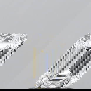 Loose Diamond - EMERALD 0.97ct D VS1: Loose Diamond - EMERALD 0.97ct D VS1 Source: This is a real non-mined Diamond that has been grown in a lab Shape: EMERALD Carats: 0.97 Color: D Clarity: VS1 Certification: IGI Video: Video Link 