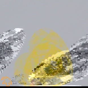 Loose Diamond - HEART 0.47ct Fancy Intense Yellow VS1: Loose Diamond - HEART 0.47ct Fancy Intense Yellow VS1 Source: This is a real non-mined Diamond that has been grown in a lab Shape: HEART Carats: 0.47 Color: Fancy Intense Yellow Certification: IGI
