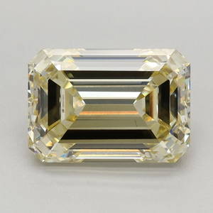 Loose Diamond - EMERALD 2.06ct Fancy Yellow VS1