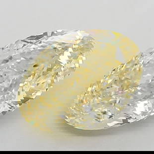 Loose Diamond - OVAL 2.83ct Fancy Intense Yellow VVS2: Loose Diamond - OVAL 2.83ct Fancy Intense Yellow VVS2 Source: This is a real non-mined Diamond that has been grown in a lab Shape: OVAL Carats: 2.83 Color: Fancy Intense Yellow Certification: IGI