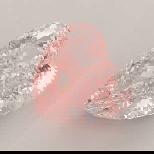 Loose Diamond - HEART 1.53ct Fancy Vivid Pink VVS2: Loose Diamond - HEART 1.53ct Fancy Vivid Pink VVS2 Source: This is a real non-mined Diamond that has been grown in a lab Shape: HEART Carats: 1.53 Color: Fancy Vivid Pink Certification: IGI Video: