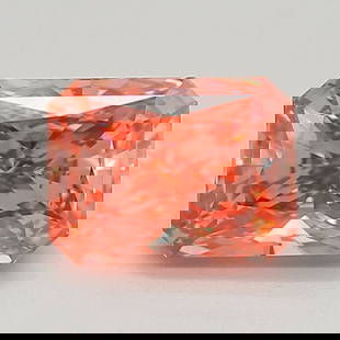 Loose Diamond - RADIANT 1.05ct Fancy Vivid Pink VS1: Loose Diamond - RADIANT 1.05ct Fancy Vivid Pink VS1 Source: This is a real non-mined Diamond that has been grown in a lab Shape: RADIANT Carats: 1.05 Color: Fancy Vivid Pink Certification: IGI