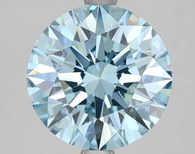 Ideal Loose Diamond - ROUND 3.05ct Fancy Vivid Blue VS2: Ideal Loose Diamond - ROUND 3.05ct Fancy Vivid Blue VS2 Source: This is a real non-mined Diamond that has been grown in a lab Shape: ROUND Carats: 3.05 Color: Fancy Vivid Blue Certification: IGI
