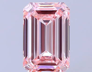 Loose Diamond - EMERALD 6.01ct Fancy Intense Pink VS1: Loose Diamond - EMERALD 6.01ct Fancy Intense Pink VS1 Source: This is a real non-mined Diamond that has been grown in a lab Shape: EMERALD Carats: 6.01 Color: Fancy Intense Pink Certification: IGI