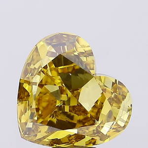 Loose Diamond - HEART 10.01ct Fancy Vivid Yellow VS1