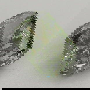 Loose Diamond - RADIANT 1.11ct Fancy Vivid Green VVS2: Loose Diamond - RADIANT 1.11ct Fancy Vivid Green VVS2 Source: This is a real non-mined Diamond that has been grown in a lab Shape: RADIANT Carats: 1.11 Color: Fancy Vivid Green Certification: IGI