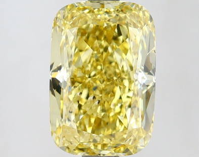 Loose Diamond - CUSHION MODIFIED 2.68ct Fancy Vivid Yellow VS2: Loose Diamond - CUSHION MODIFIED 2.68ct Fancy Vivid Yellow VS2 Source: This is a real non-mined Diamond that has been grown in a lab Shape: CUSHION MODIFIED Carats: 2.68 Color: Fancy Vivid Yellow