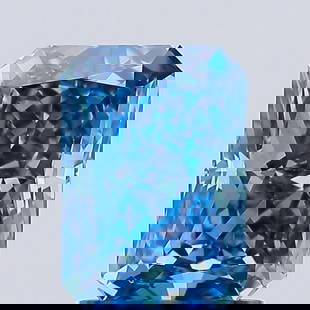 Loose Diamond - RADIANT 1.51ct Fancy Vivid Blue VS1: Loose Diamond - RADIANT 1.51ct Fancy Vivid Blue VS1 Source: This is a real non-mined Diamond that has been grown in a lab Shape: RADIANT Carats: 1.51 Color: Fancy Vivid Blue Certification: IGI