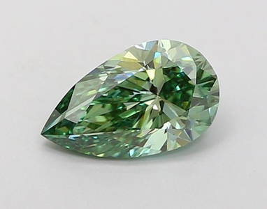 Loose Diamond - PEAR 1.03ct Fancy Vivid Green VS1