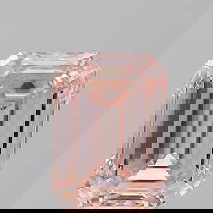 Loose Diamond - EMERALD 5.02ct Fancy Intense Pink VS2: Loose Diamond - EMERALD 5.02ct Fancy Intense Pink VS2 Source: This is a real non-mined Diamond that has been grown in a lab Shape: EMERALD Carats: 5.02 Color: Fancy Intense Pink Certification: IGI