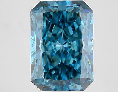 Loose Diamond - RADIANT 3.86ct Fancy Vivid Blue VS1: Loose Diamond - RADIANT 3.86ct Fancy Vivid Blue VS1 Source: This is a real non-mined Diamond that has been grown in a lab Shape: RADIANT Carats: 3.86 Color: Fancy Vivid Blue Certification: IGI
