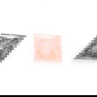 Loose Diamond - PRINCESS 0.57ct Fancy Deep Pink VS2: Loose Diamond - PRINCESS 0.57ct Fancy Deep Pink VS2 Source: This is a real non-mined Diamond that has been grown in a lab Shape: PRINCESS Carats: 0.57 Color: Fancy Deep Pink Certification: IGI