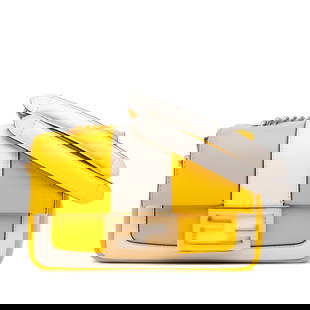 Fendi Mini Bicolor Nappa Apolo Chain Baguette Shoulder Bag Yellow Leather: Fendi Mini Bicolor Nappa Apolo Chain Baguette Shoulder Bag Yellow Leather Introducing the Fendi Mini Bicolor Nappa Apolo Chain Baguette Shoulder Bag, a stylish accessory crafted with a luxurious