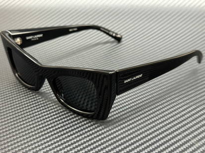 Saint Laurent SL 702 001 Black Women's Sunglasses 49mm: Saint Laurent SL 702 001 Black Women's Sunglasses 49mm Elevate your style with these elegant Saint Laurent SL 702 001 sunglasses. Designed for women, these sunglasses feature a sleek black frame and