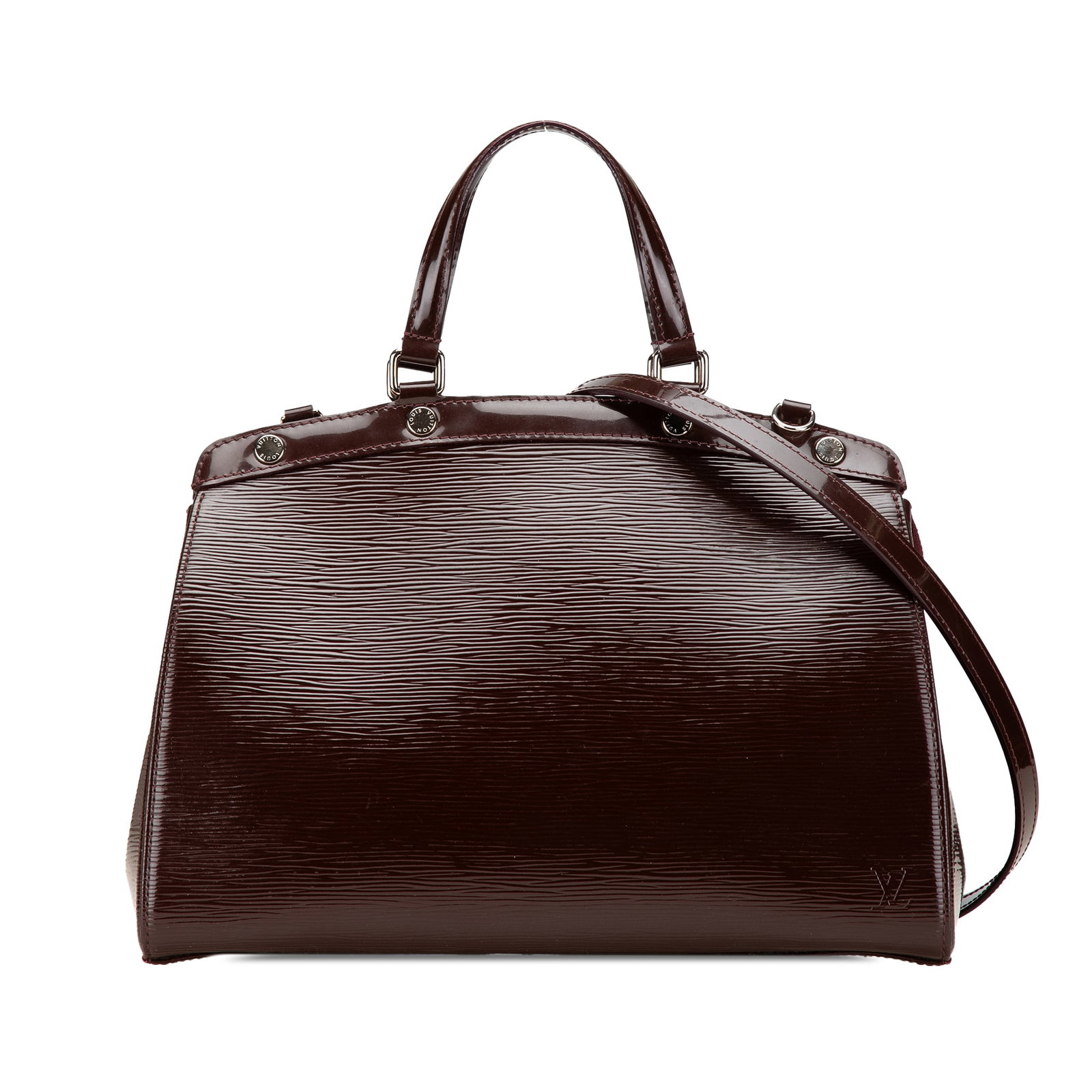 Louis Vuitton Electric Epi Brea MM Purple Leather Handbag: Louis Vuitton Electric Epi Brea MM Purple Leather Handbag The Louis Vuitton Electric Epi Brea MM is a stylish handbag crafted from high-quality epi leather in an eye-catching purple hue. This versatil